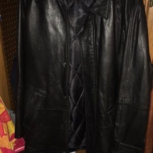 Leather jacket L